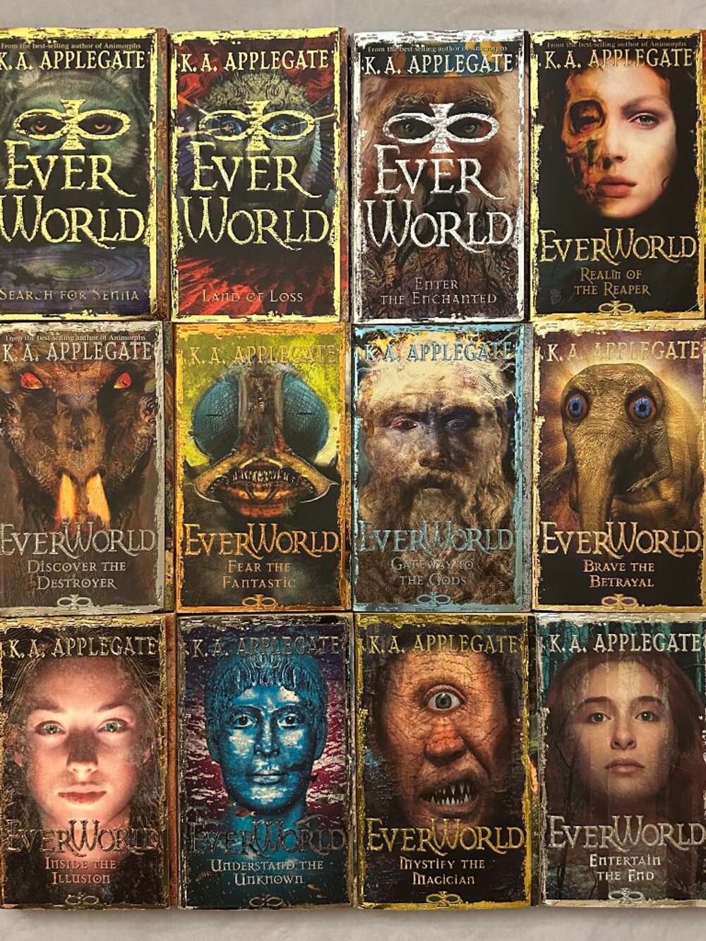 Complete 12 pc Everworld Book Series by K.A. Applegate / Paperback